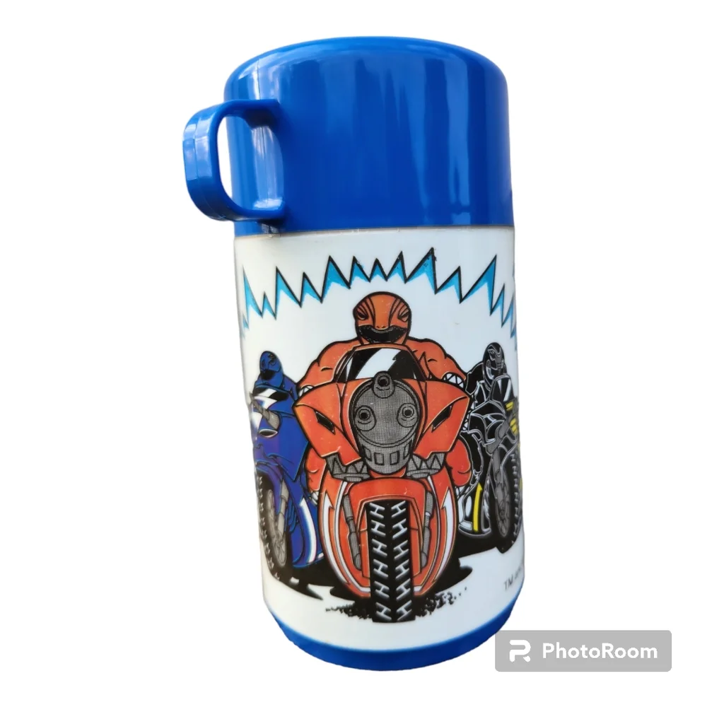 Mighty Morphin Power Rangers Plastic Thermo Vintage Aladdin 1994 - Picture 3 of 6